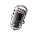 Y68 30W Fast Charging Mini Hidden Car Charger