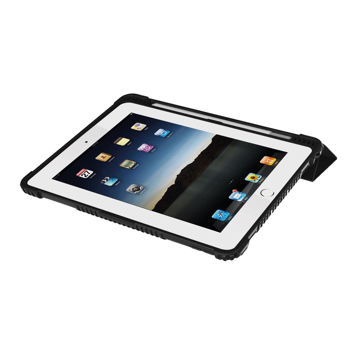 Body Glove Active Case - Apple iPad 10.2-inch 9th/8th/7th Gen (2021/2020/2019) - Black/Clear 3