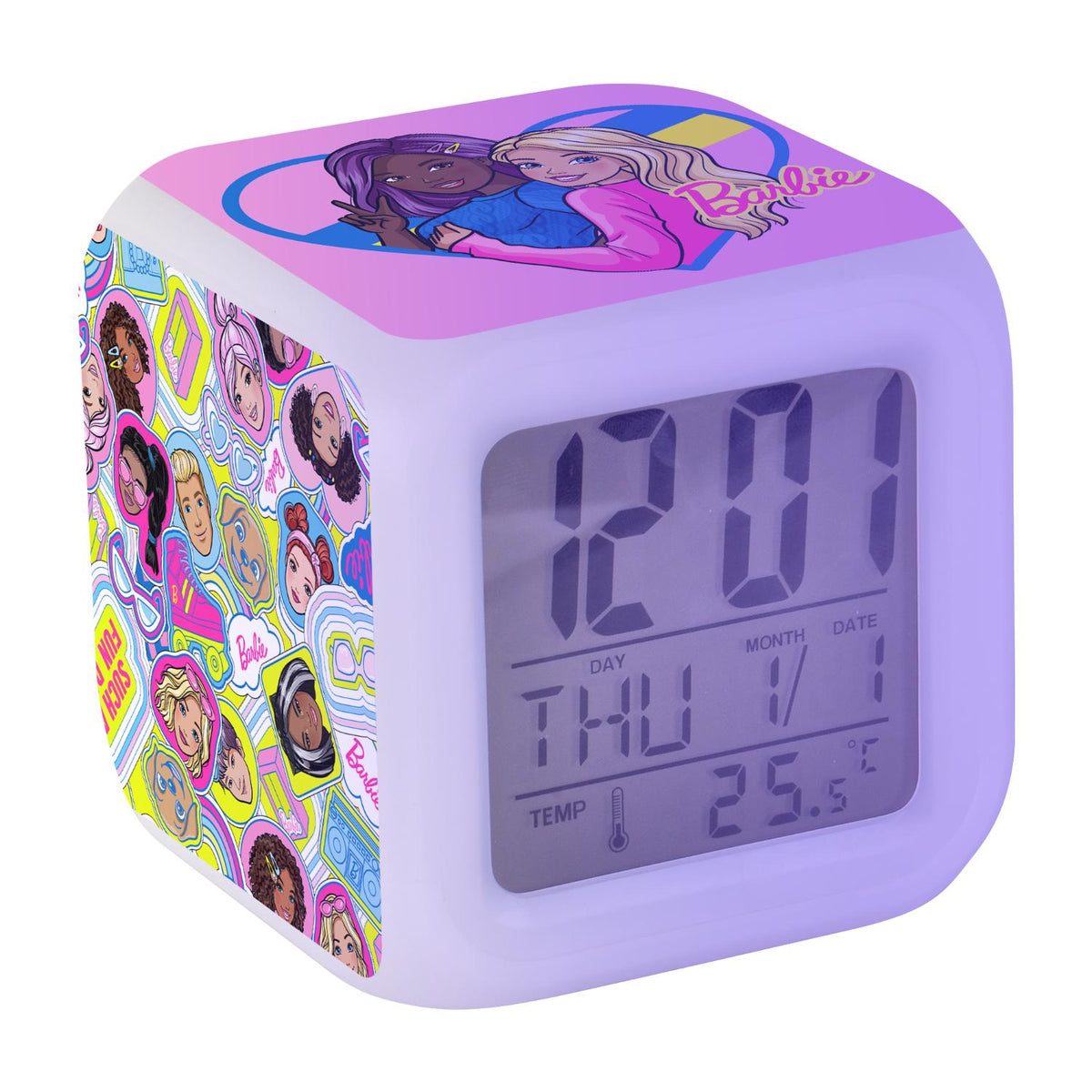 Barbie Digital Clock - Pink 2