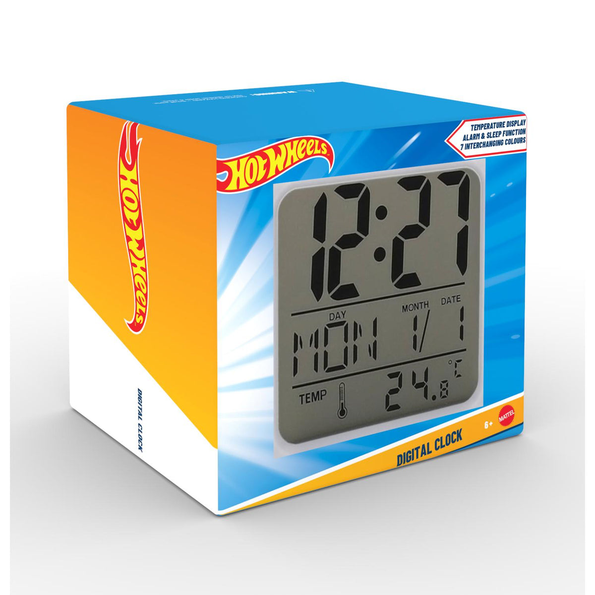 Hot Wheels Digital Clock - Blue 6