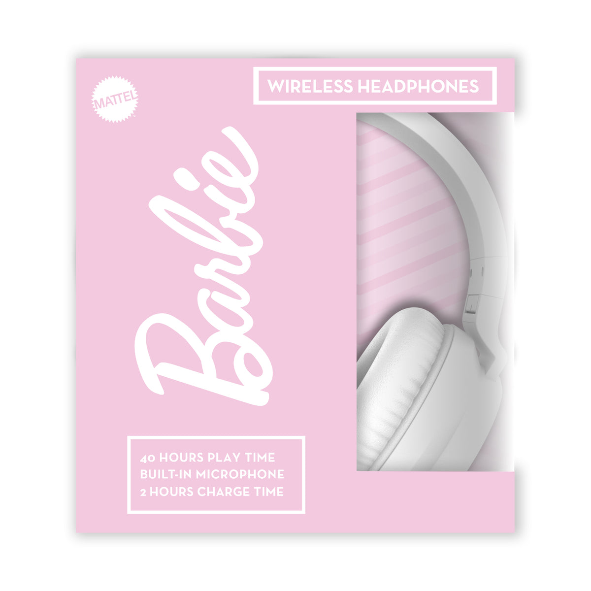 Barbie Wireless Headphones - White - Multicolour 5