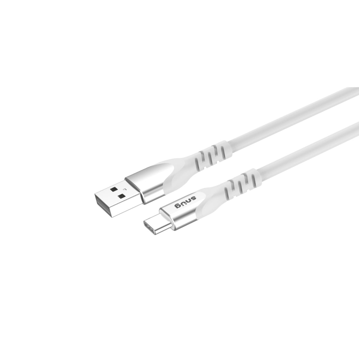 Snug USB To Type-C Silicone Cable - 1.2 Metre - White 3