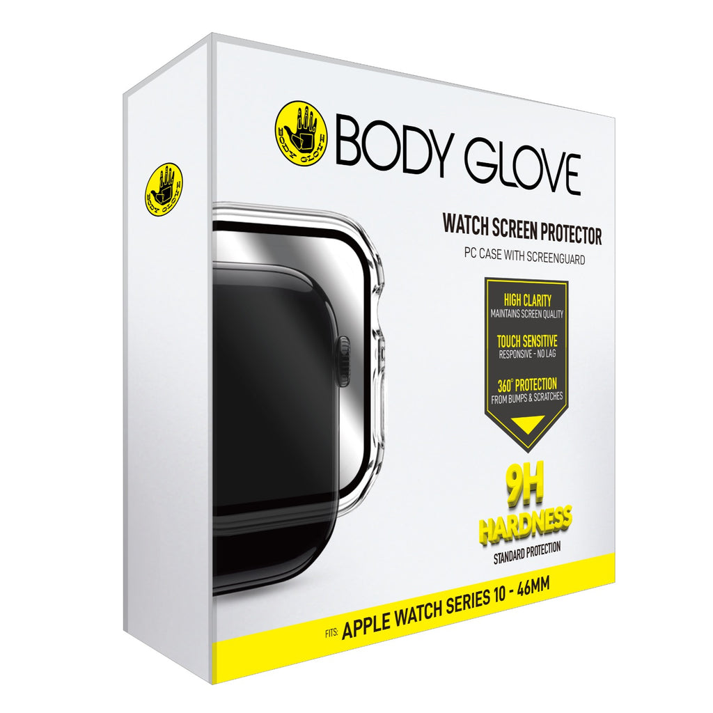 Body Glove Case With Screenguard - Apple Watch 10 46mm - Watch Series 10 46mm - Clear 5