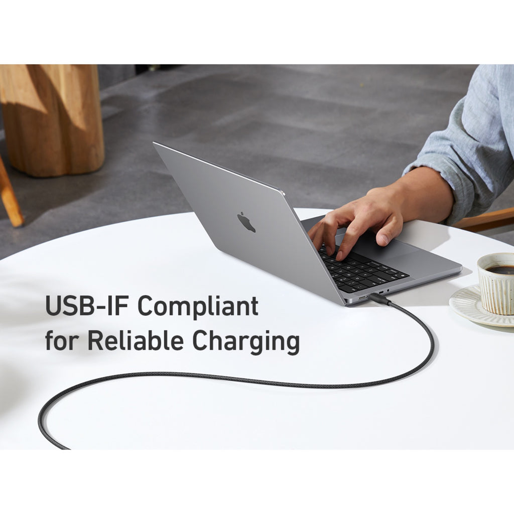Anker 544 Bio-Based USB C-USB C Cable Fast Charging 140W 0.9M - Black 9
