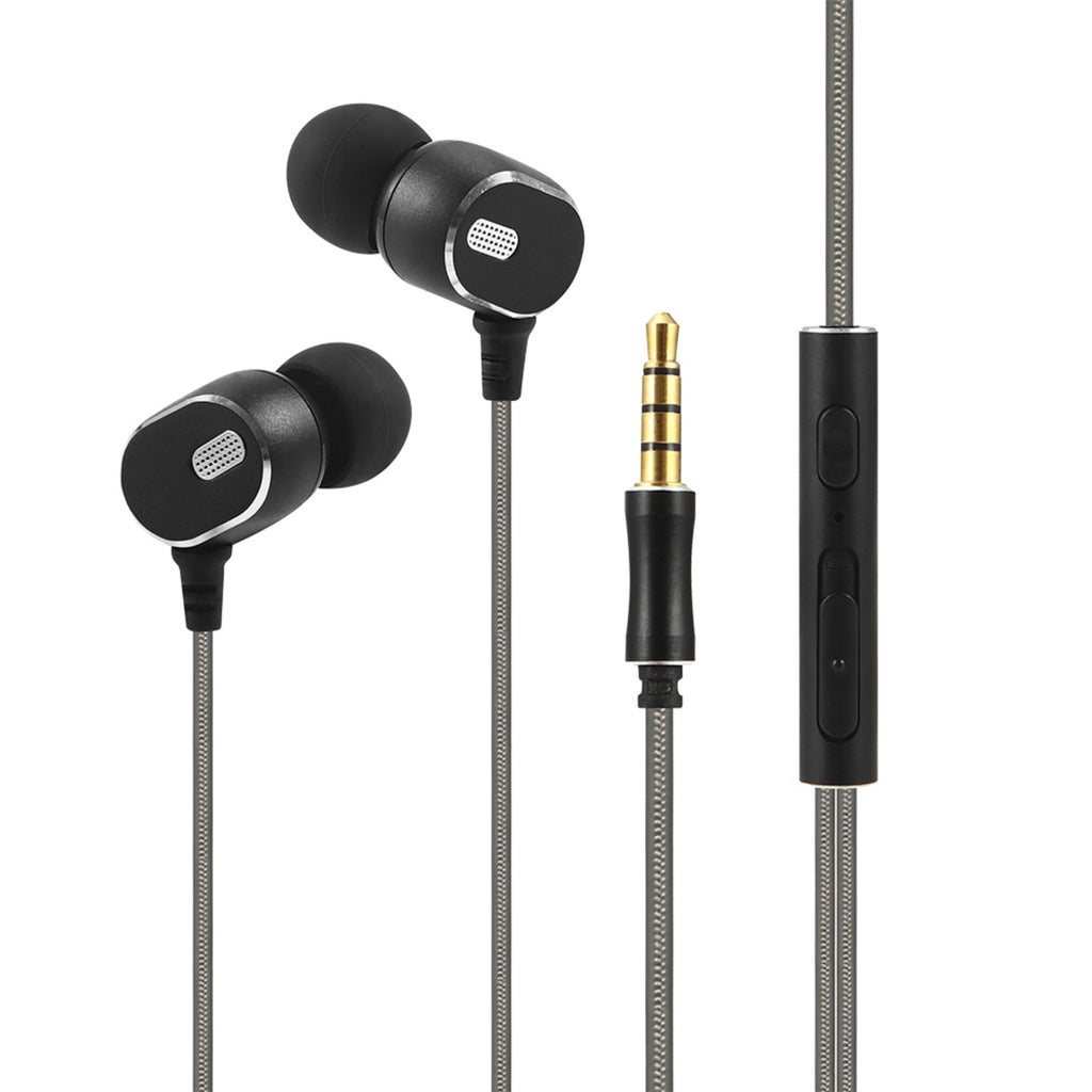 Intouch Explosive Wired Earphones - Black/Silver 3