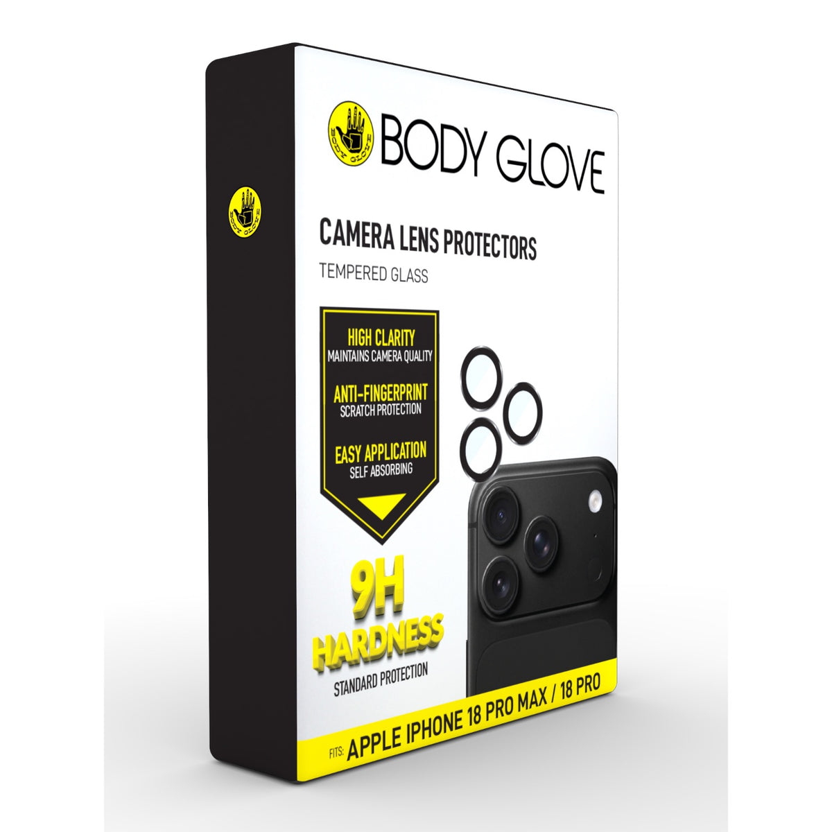 Body Glove Individual Lens Protectors - Apple iPhone 18 Pro / 18 Pro Max - Black Border 4