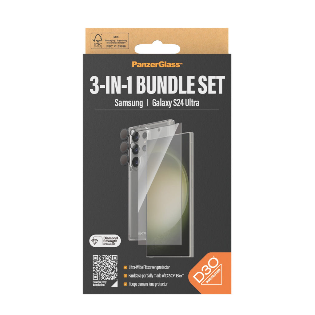 PanzerGlass 3-In-1 Protection Bundle - Samsung Galaxy S24 Ultra - Multicolour 4