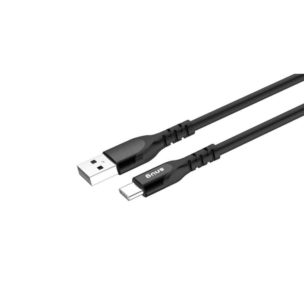 Snug USB To Type-C Silicone Cable - 1.2 Metre - Black 3
