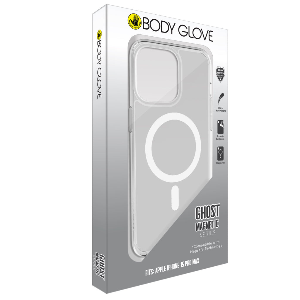 Body Glove Ghost Magnetic Case - Apple iPhone 15 Pro Max - Clear 10