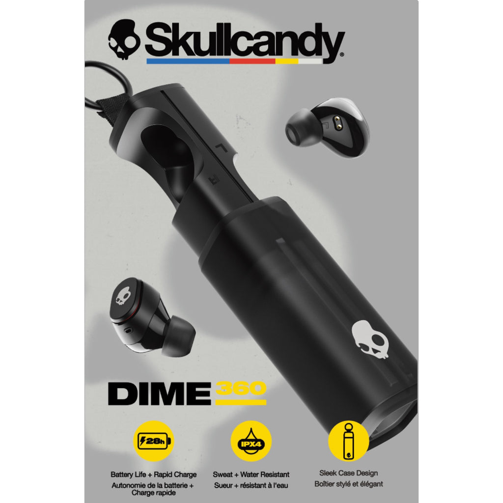 Skullcandy Dime® 360 Earbuds - Black - True Black 8
