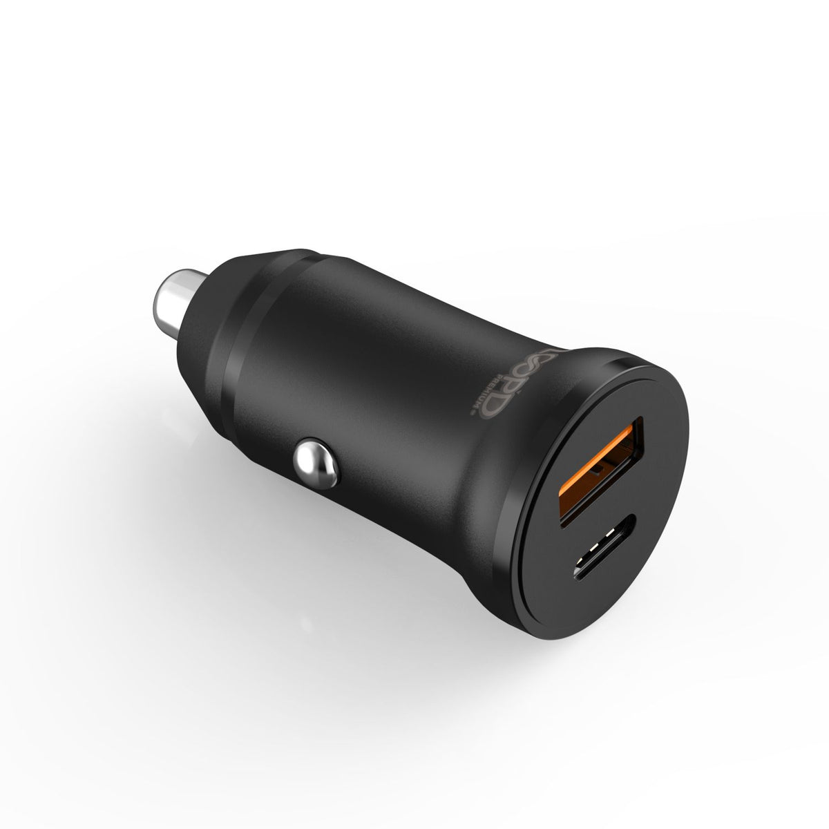 LOOP'D Dual Port PD Car Charger - 20W - Black 2