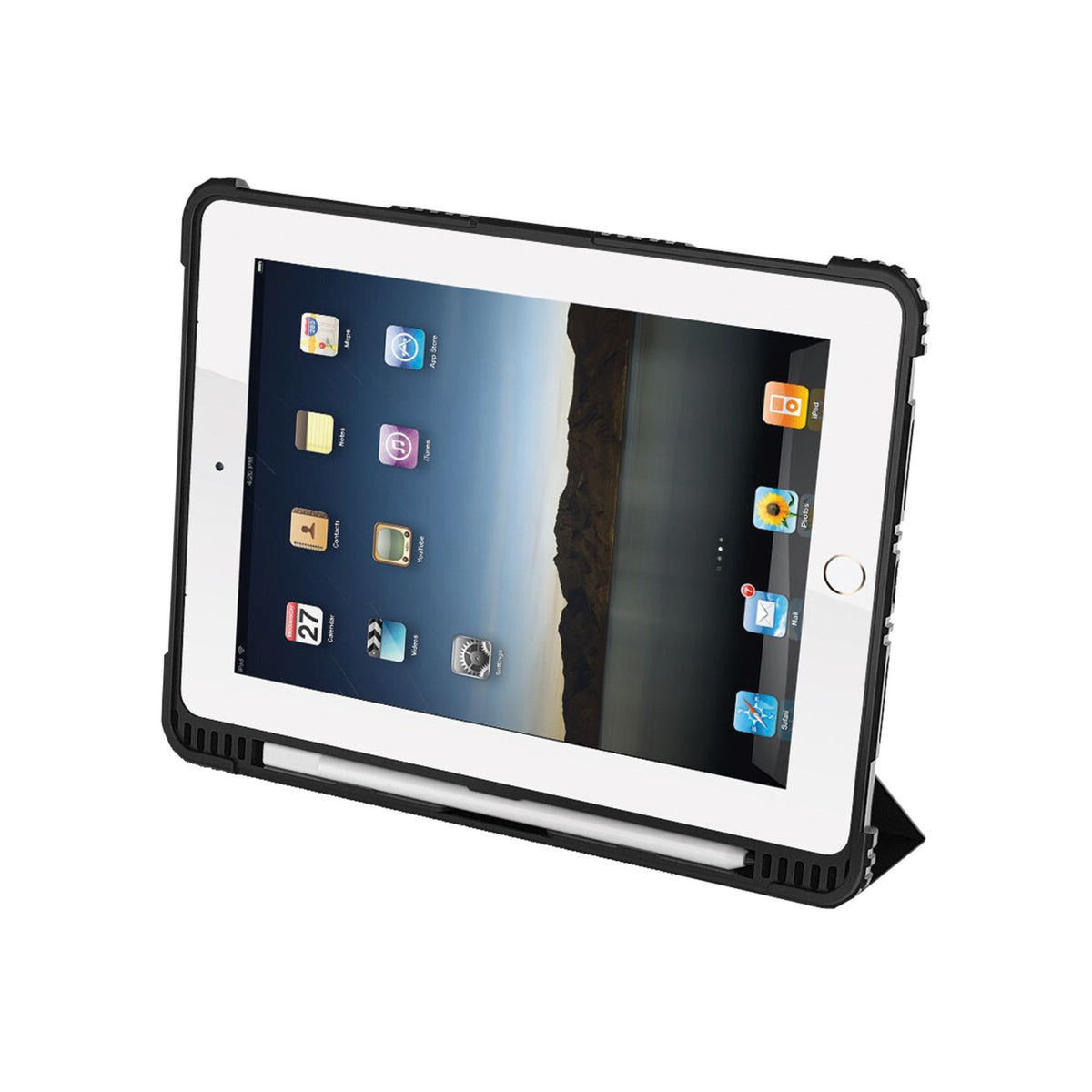 Body Glove Active Case - Apple iPad 10.2-inch 9th/8th/7th Gen (2021/2020/2019) - Black/Clear 4