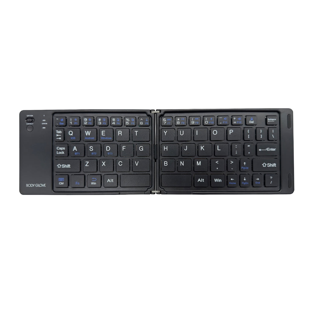 Body Glove Wireless Folding Hinge Keyboard - Black 2