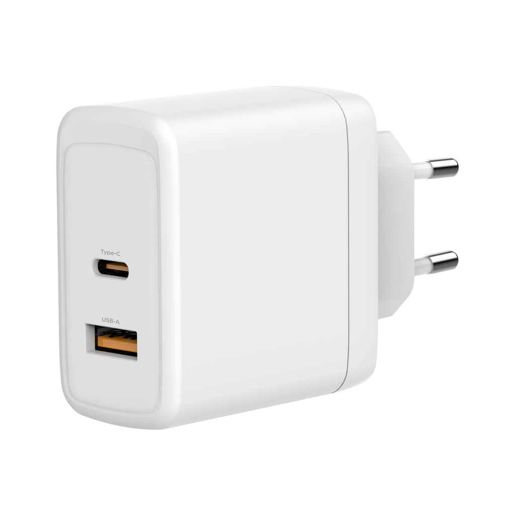 Snug 2 Port PD GaN Wall Charger - 65W - White 2