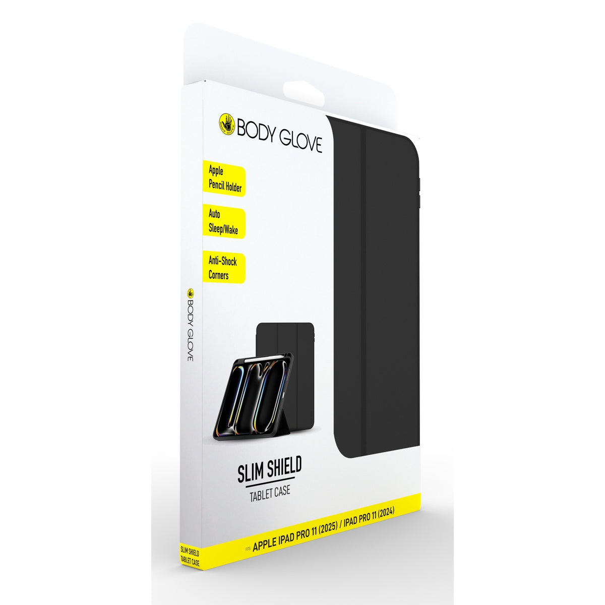 Body Glove Slim Shield Tablet Case - Apple iPad Pro 11-inch (M5/M4, 2025/2024) - iPad Air 11 - Black 6