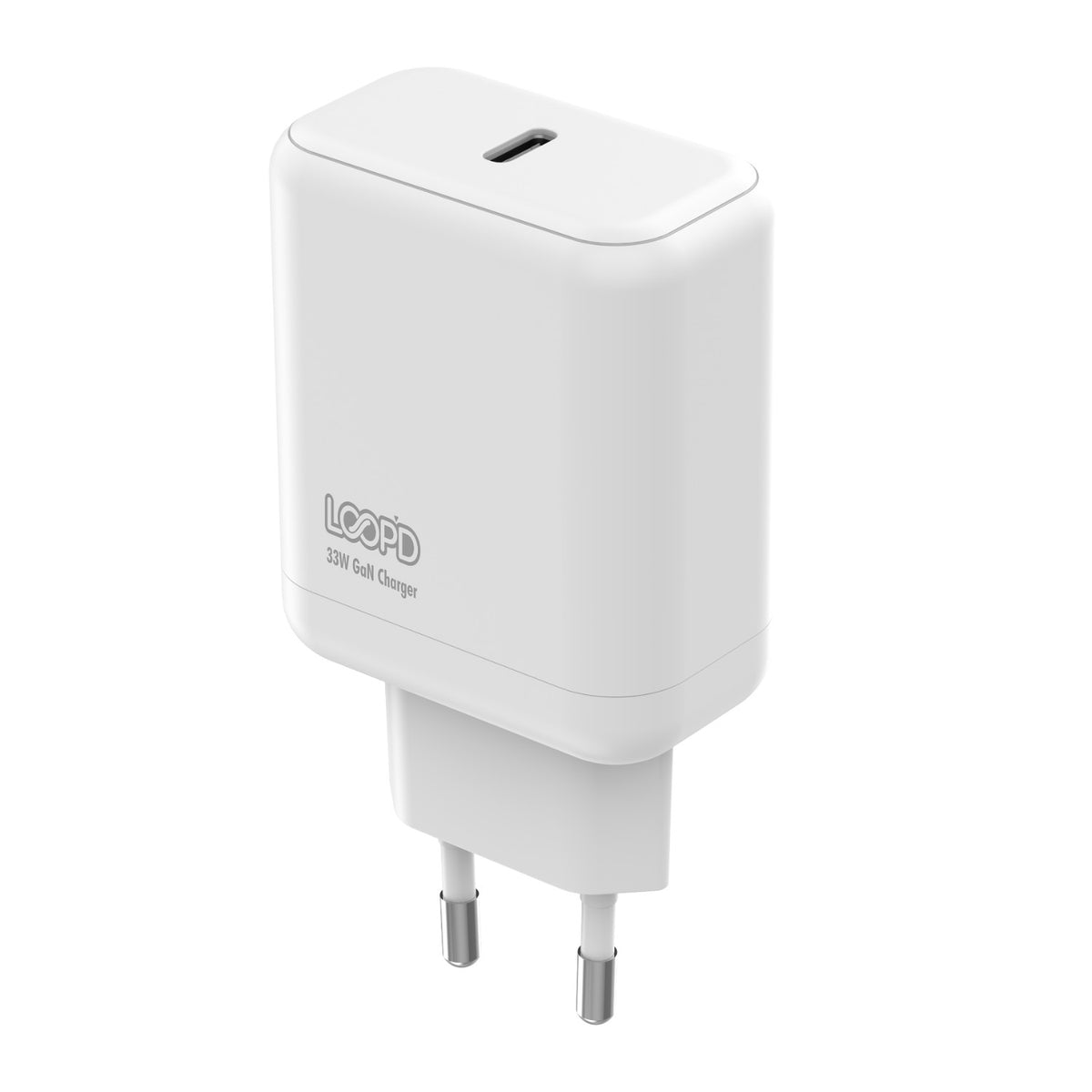 LOOP'D 1 Port PD Wall Charger 33W - White