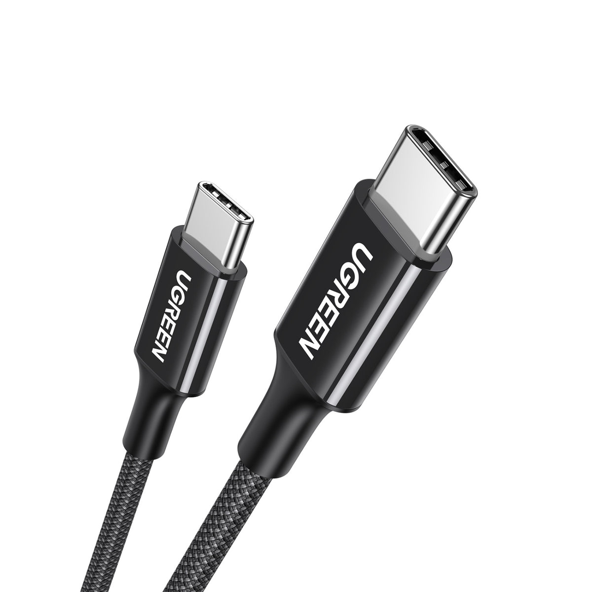 UGREEN Type-C To Type-C Braided Cable 100W 1 Metre - Black 2