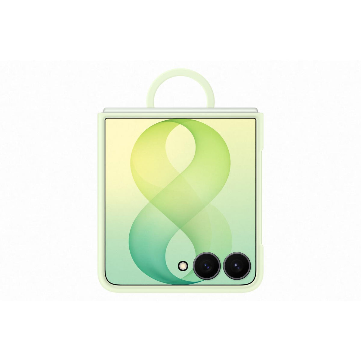 Samsung Silicone Magnet Cover With Ring - Samsung Galaxy Z Flip8 - Green 4