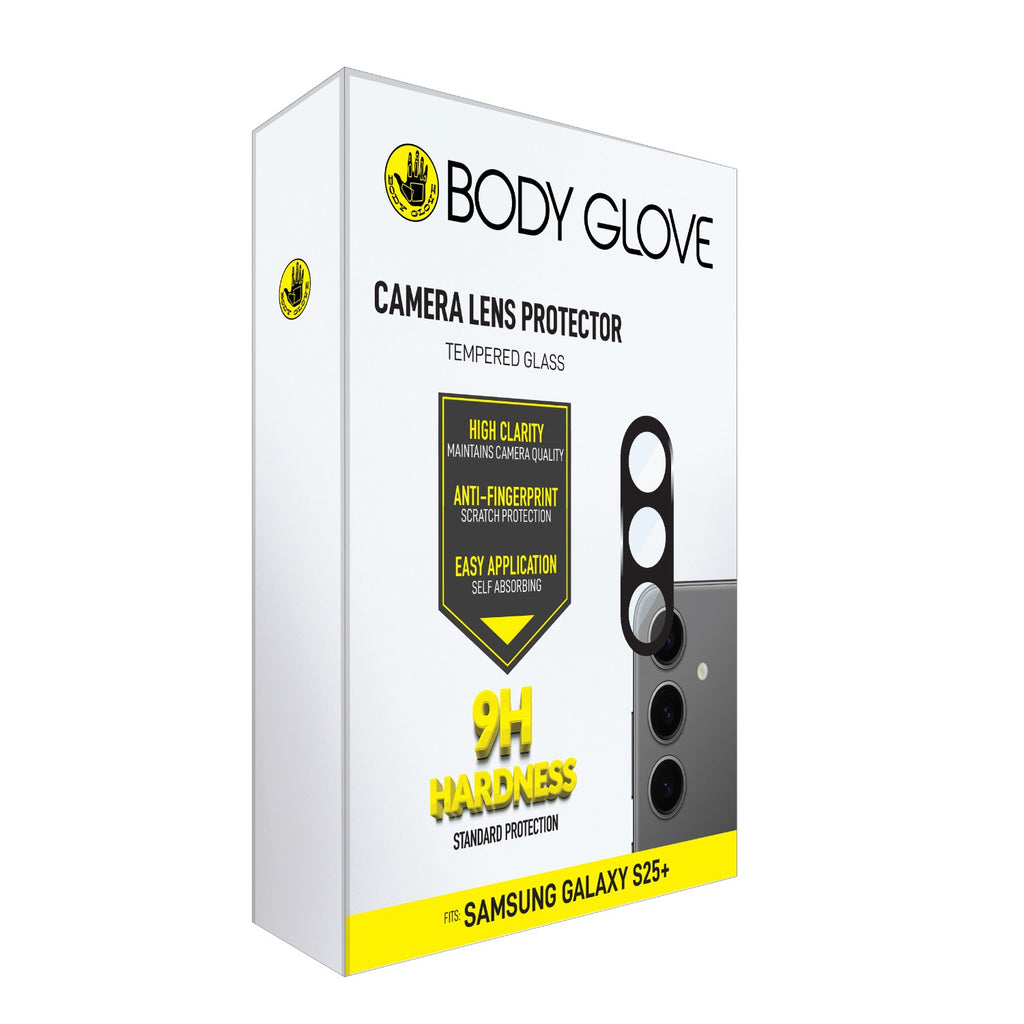 Body Glove Tempered Glass Camera Screen Protector - Samsung Galaxy S25+ - Black Border 4