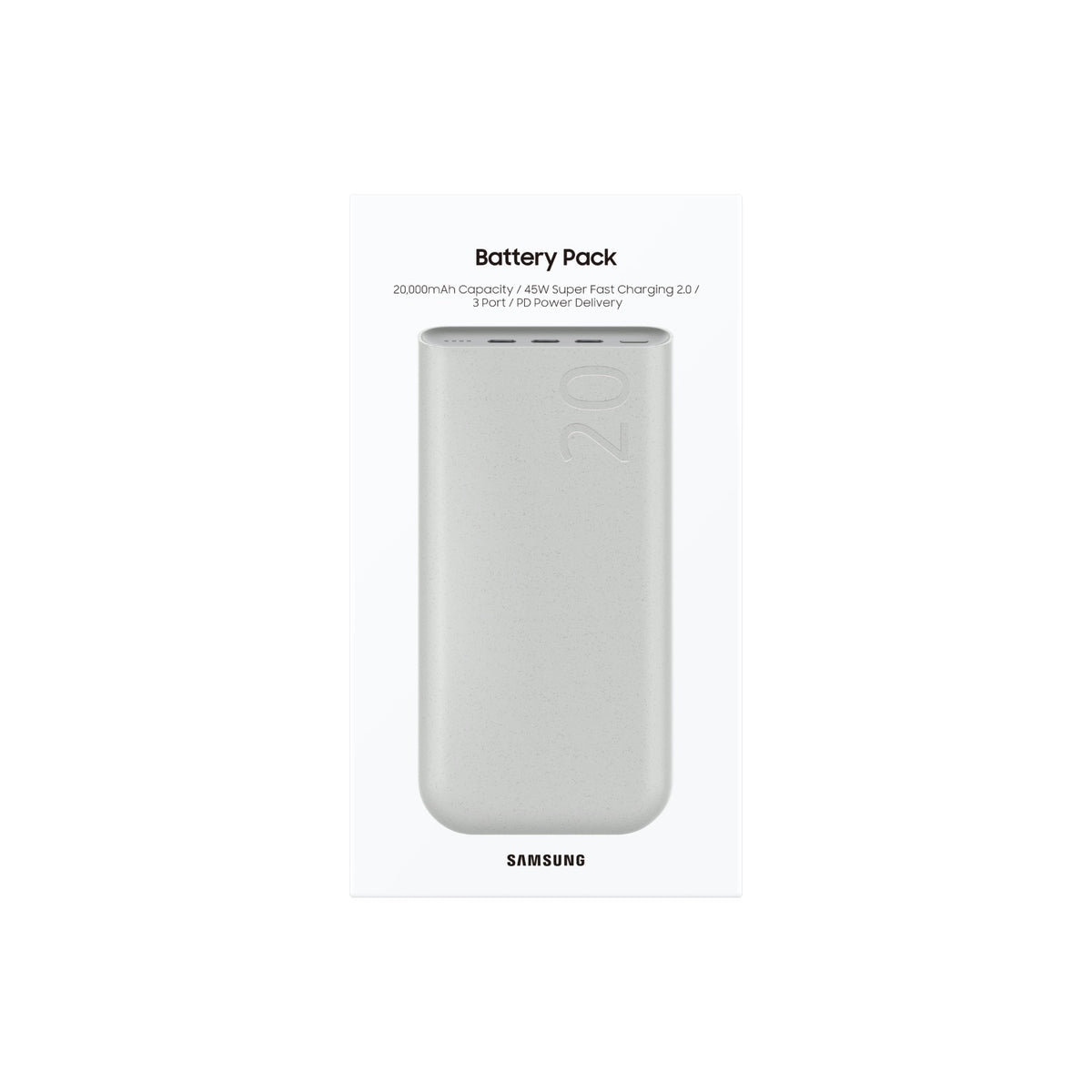 Samsung Powerbank - 20000mAh - Beige 7