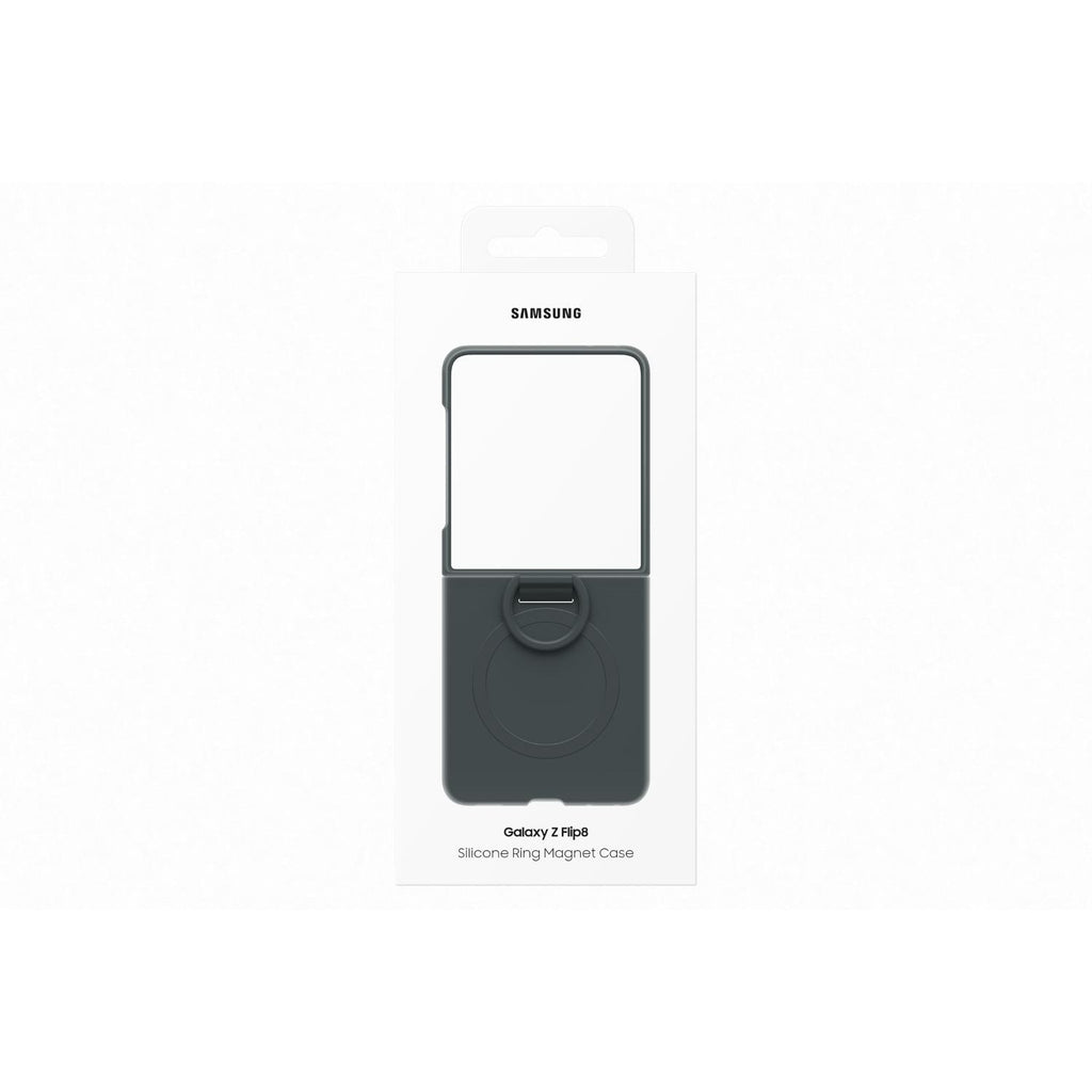 Samsung Silicone Magnet Cover With Ring - Samsung Galaxy Z Flip8 - Black 6