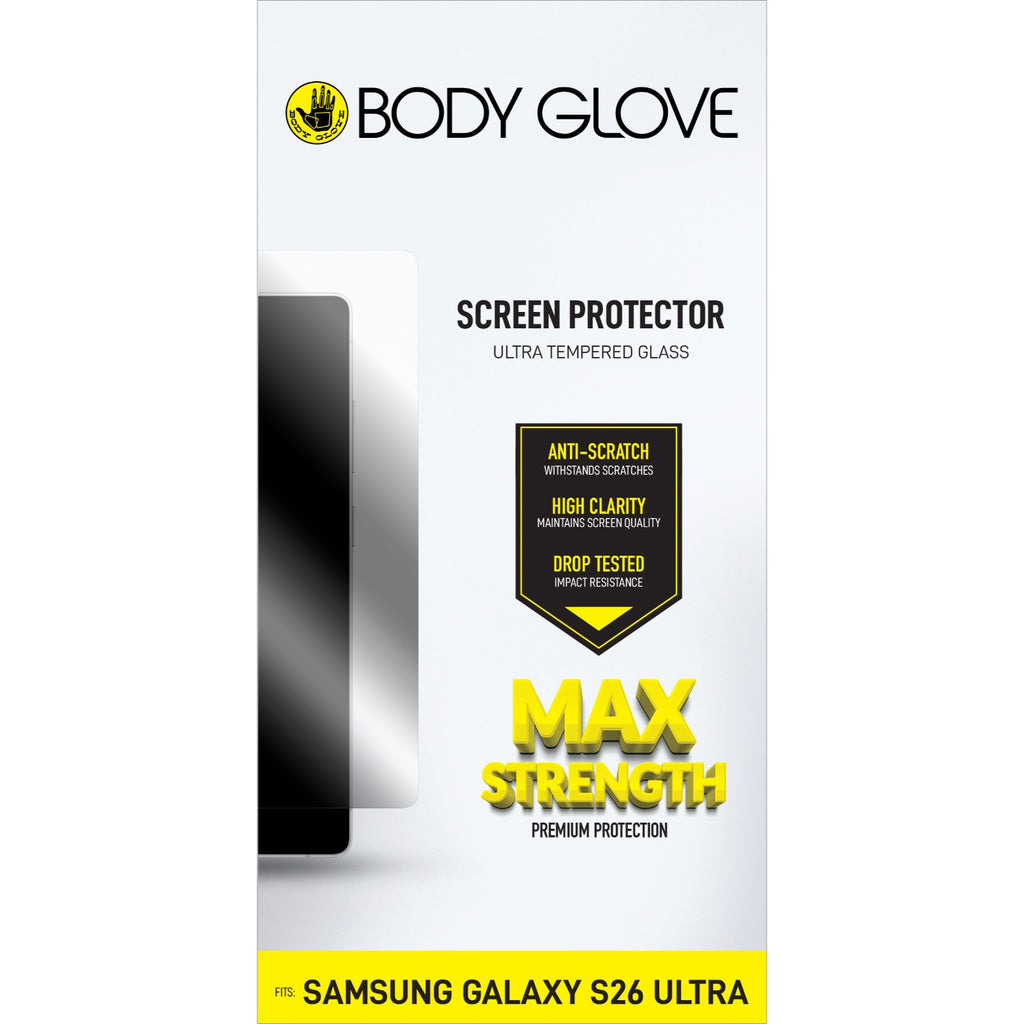 Body Glove Ultra Tempered Glass Screen Protector - Samsung Galaxy S26 Ultra - Clear