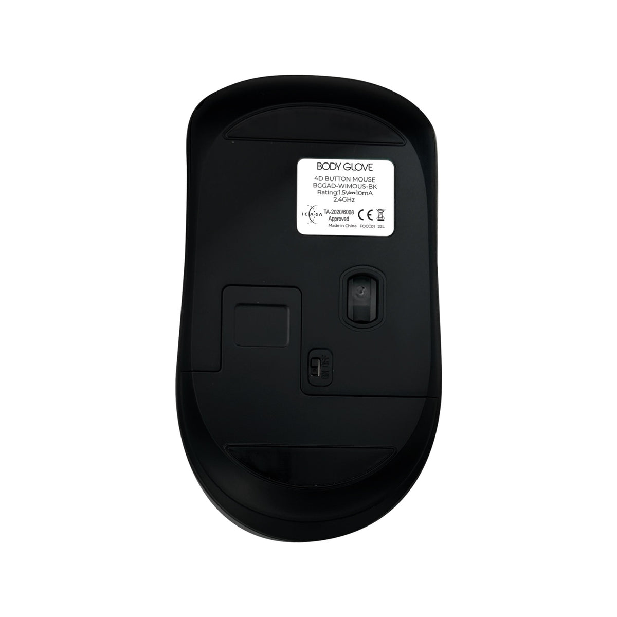 Body Glove 4D Button Mouse - Black 5