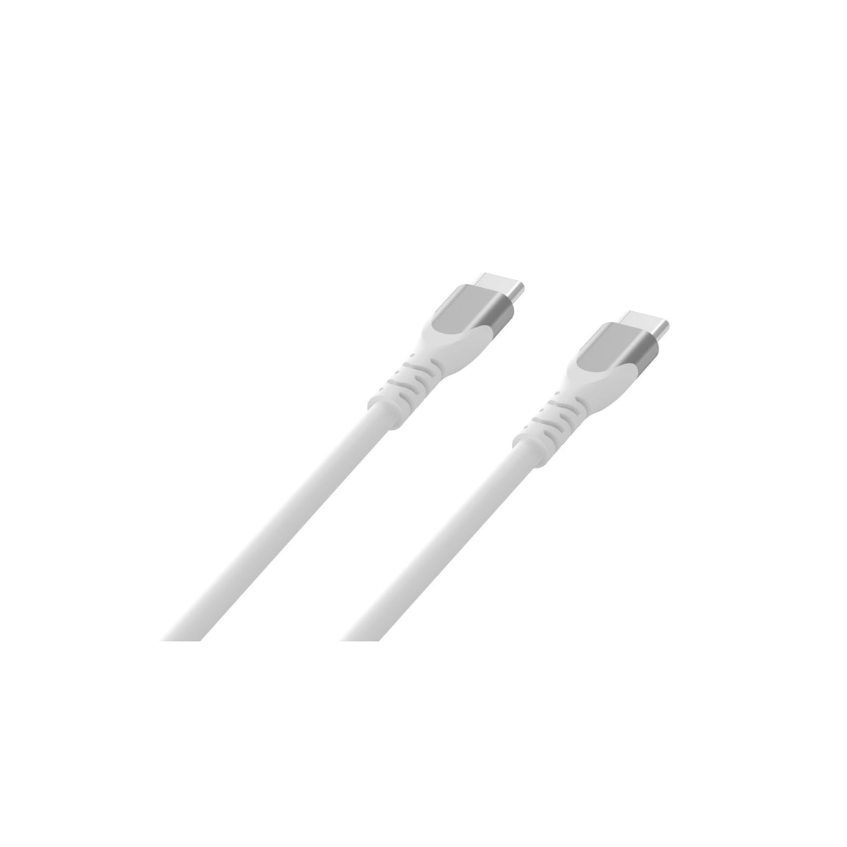 Snug Type-C To Type-C Silicone Cable - 1.2 Metre - White 2