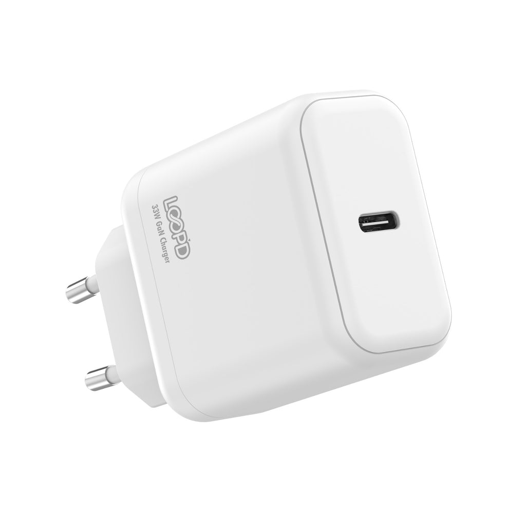 LOOP'D 1 Port PD Wall Charger 33W - White 3
