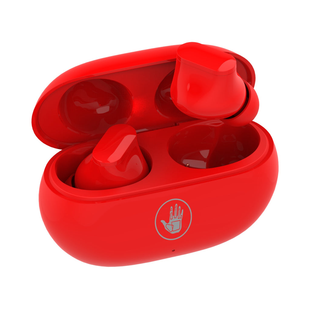 Body Glove Essentials TWS Pro Series Wireless Earbuds - Red 2