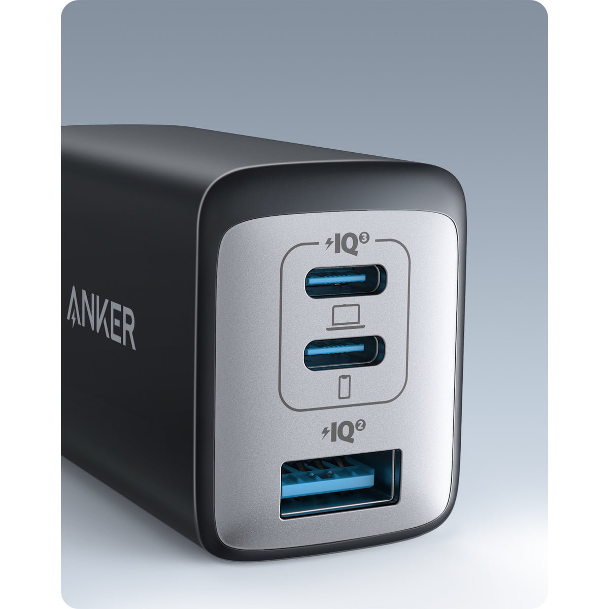 Anker 735 3 Port Wall Charger 65W - Black 2