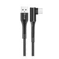 Snug O-Copper USB To Type-C Cable 10W - 1.2 Metre - Black/Silver