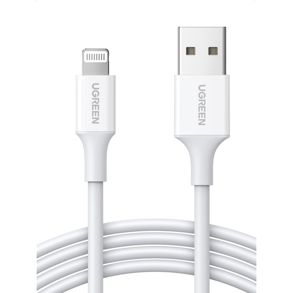 UGREEN USB To MFI Lightning USB Cable - 1 Metre - White 2