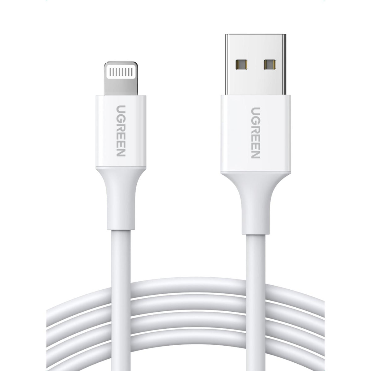 UGREEN USB To MFI Lightning USB Cable - 1 Metre - White 2