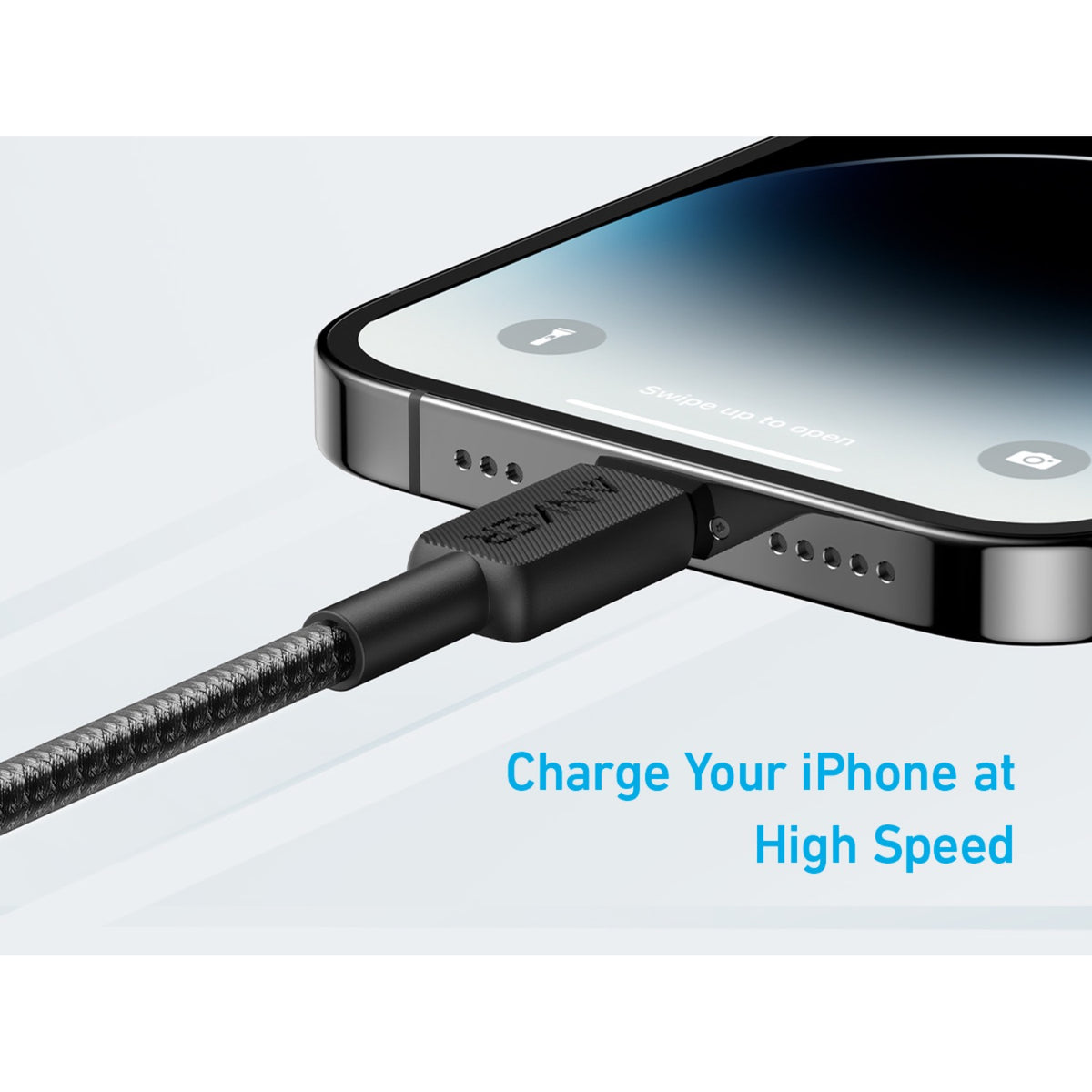Anker 322 PowerLine USB C to MFI 0.9M 60W Cable - Black 2