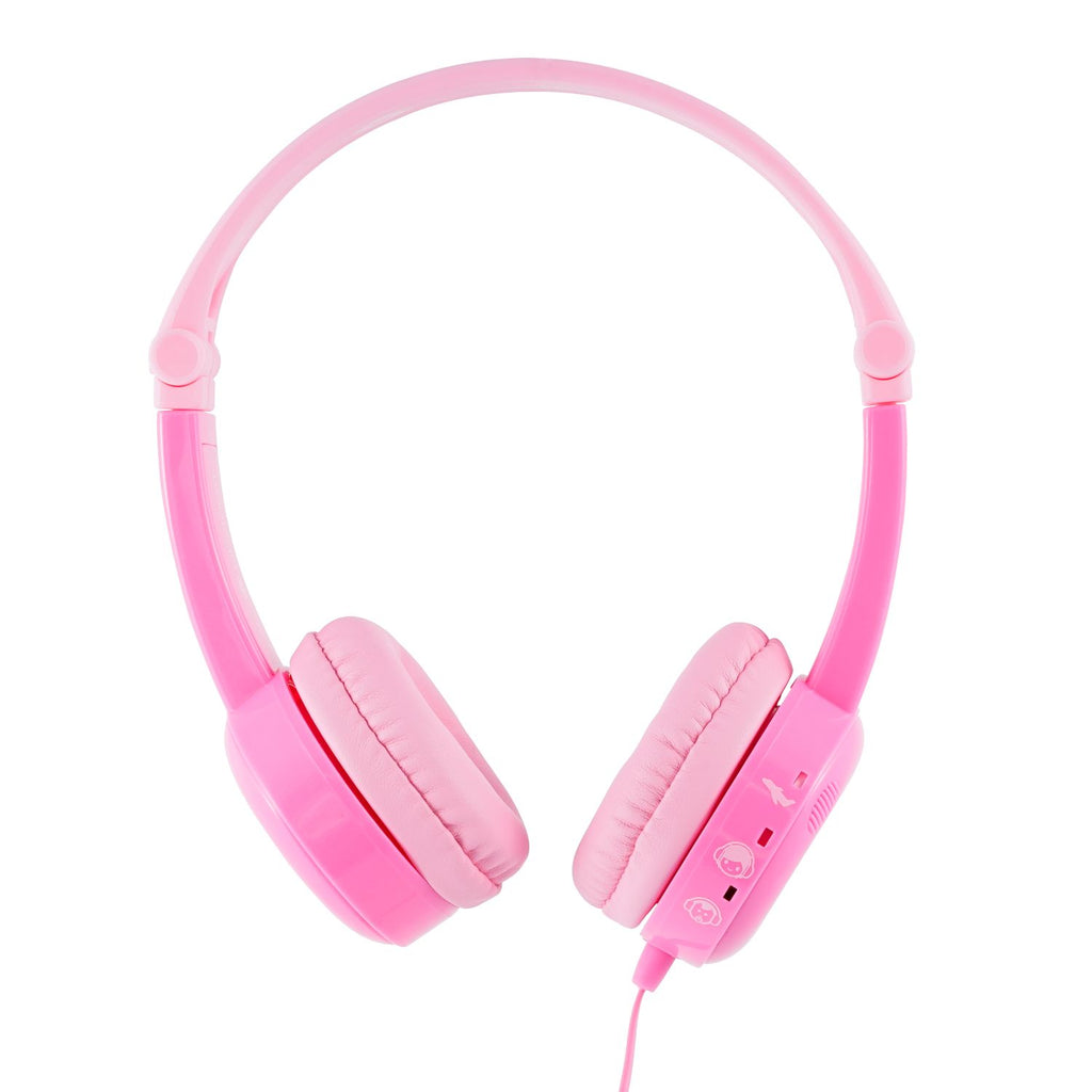 BuddyPhones Travel - With Mic - Pink 2