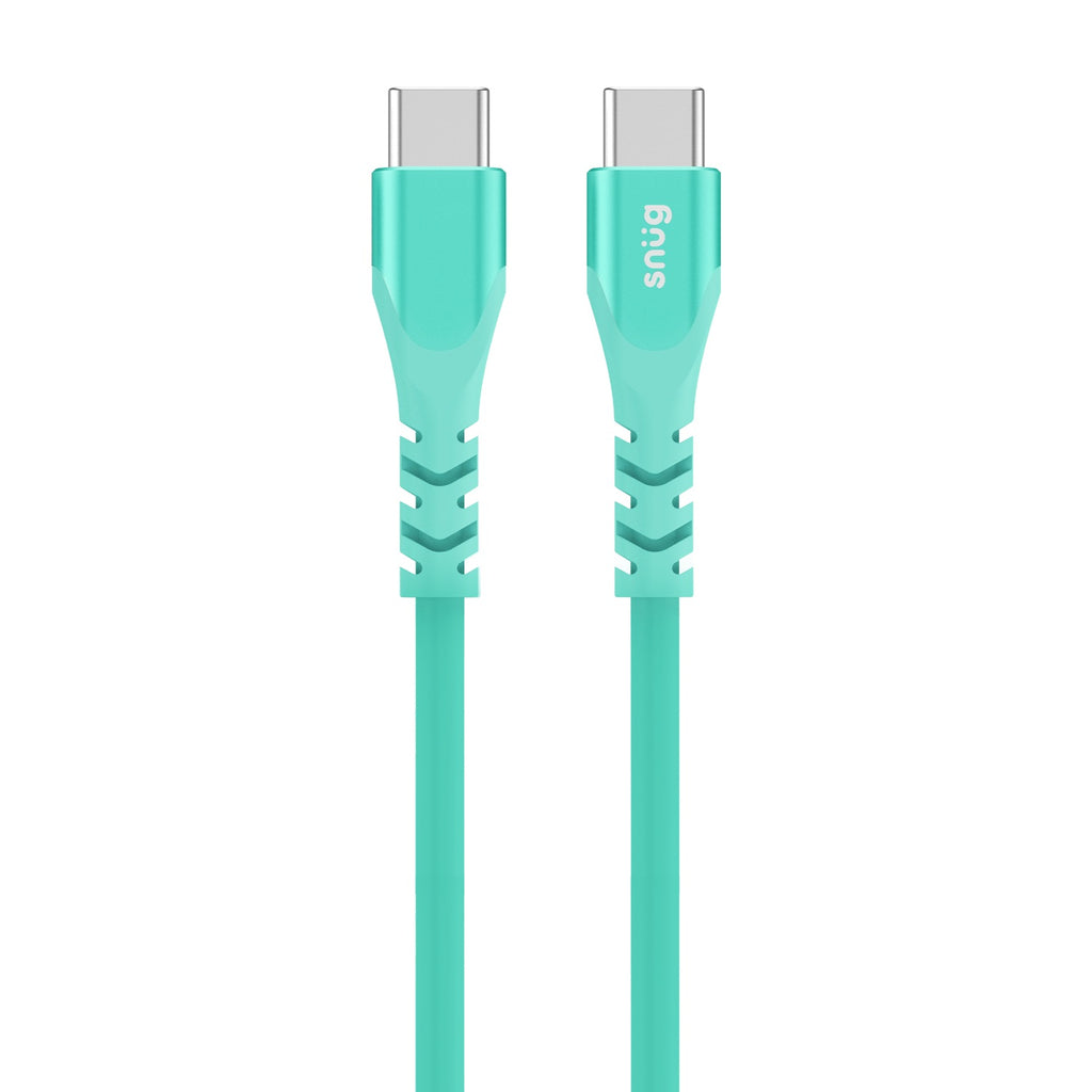 Snug Type-C To Type-C Silicone Cable - 1.2 Metre - Blue 2