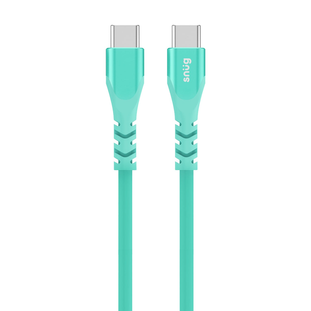 Snug Type-C To Type-C Silicone Cable - 1.2 Metre - Blue 2