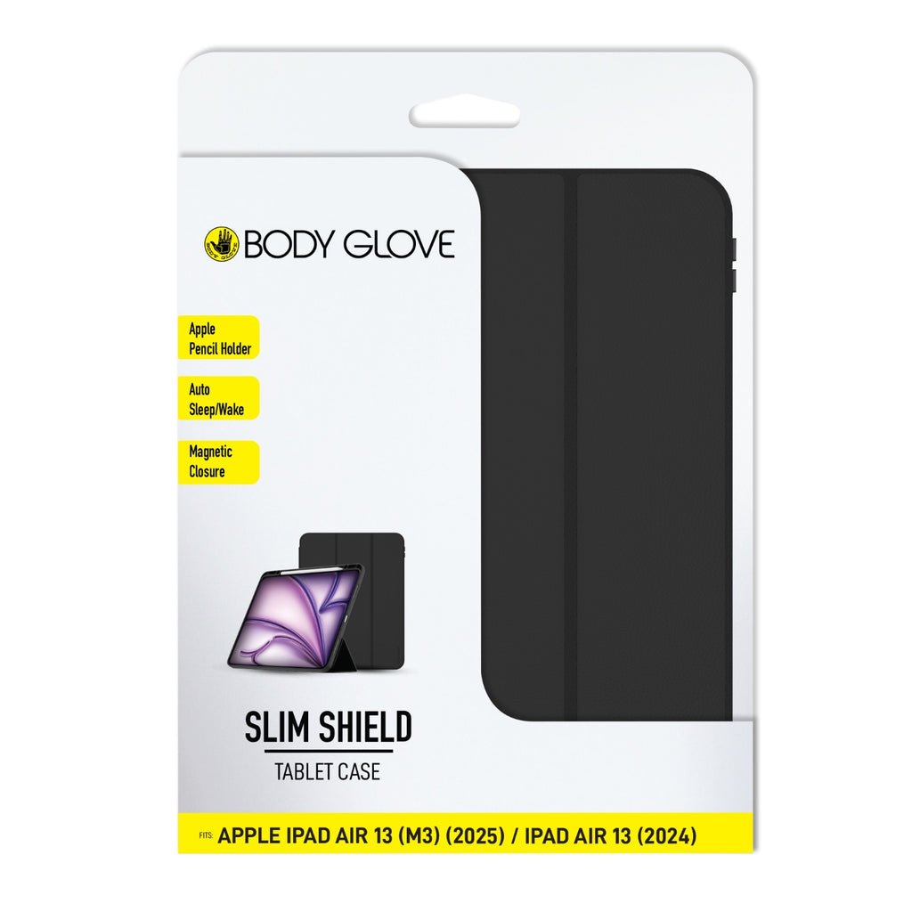 Body Glove Slim Shield Tablet Case - Apple iPad Air 13-inch (M4/M3/M2, 2026/2025/2024) - Black 7