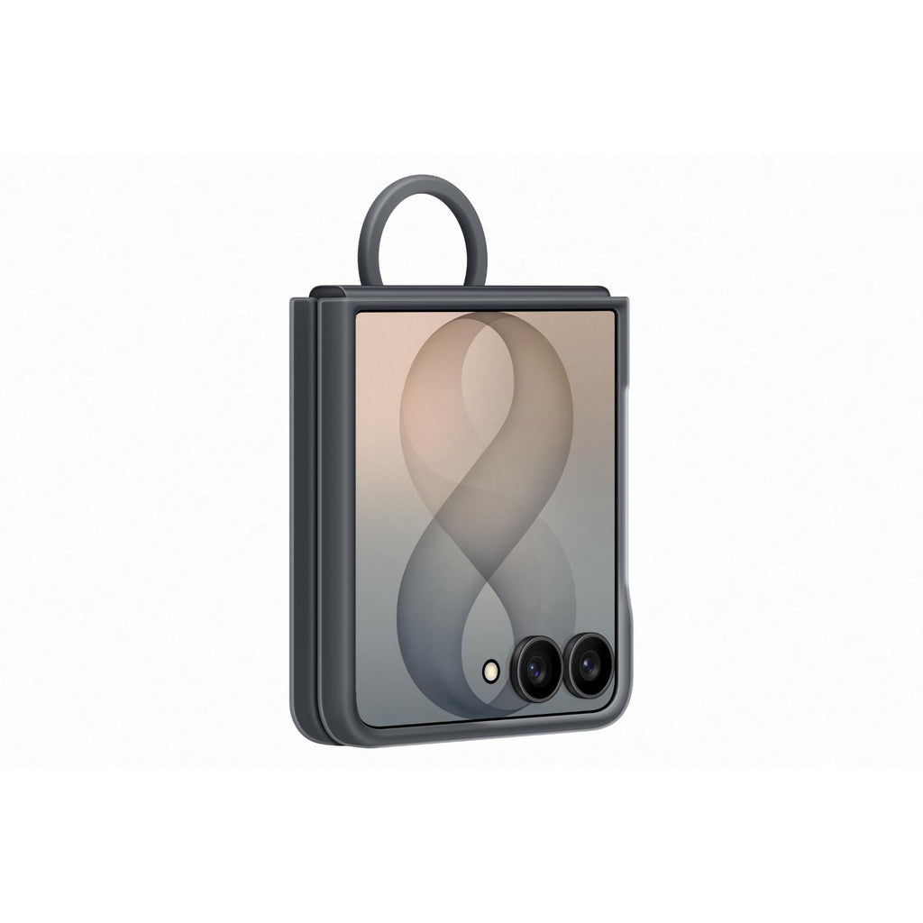 Samsung Silicone Magnet Cover With Ring - Samsung Galaxy Z Flip8 - Black 3