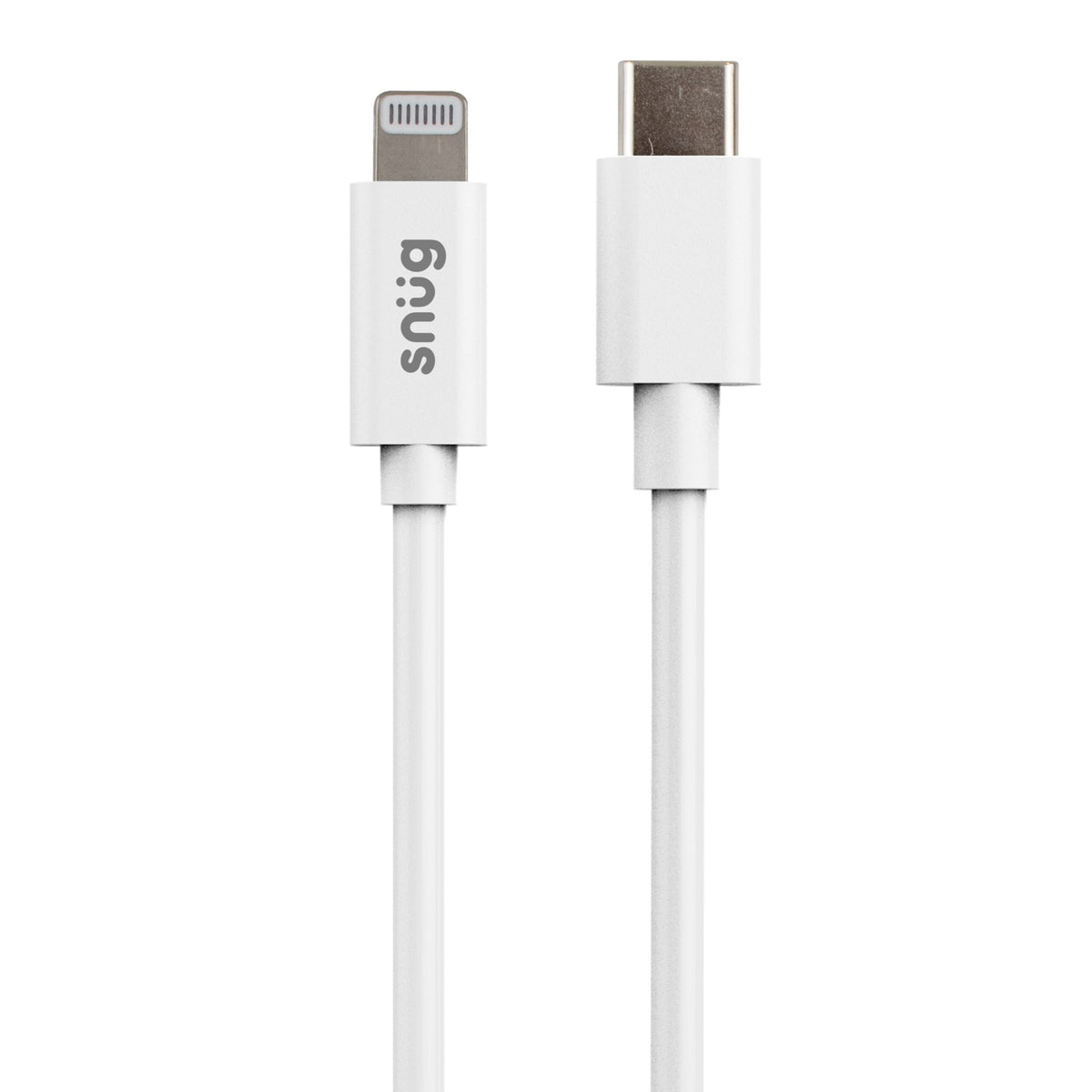 Snug Type-C To MFI Lightning Cable 30W - 1.2 Metre - White 2