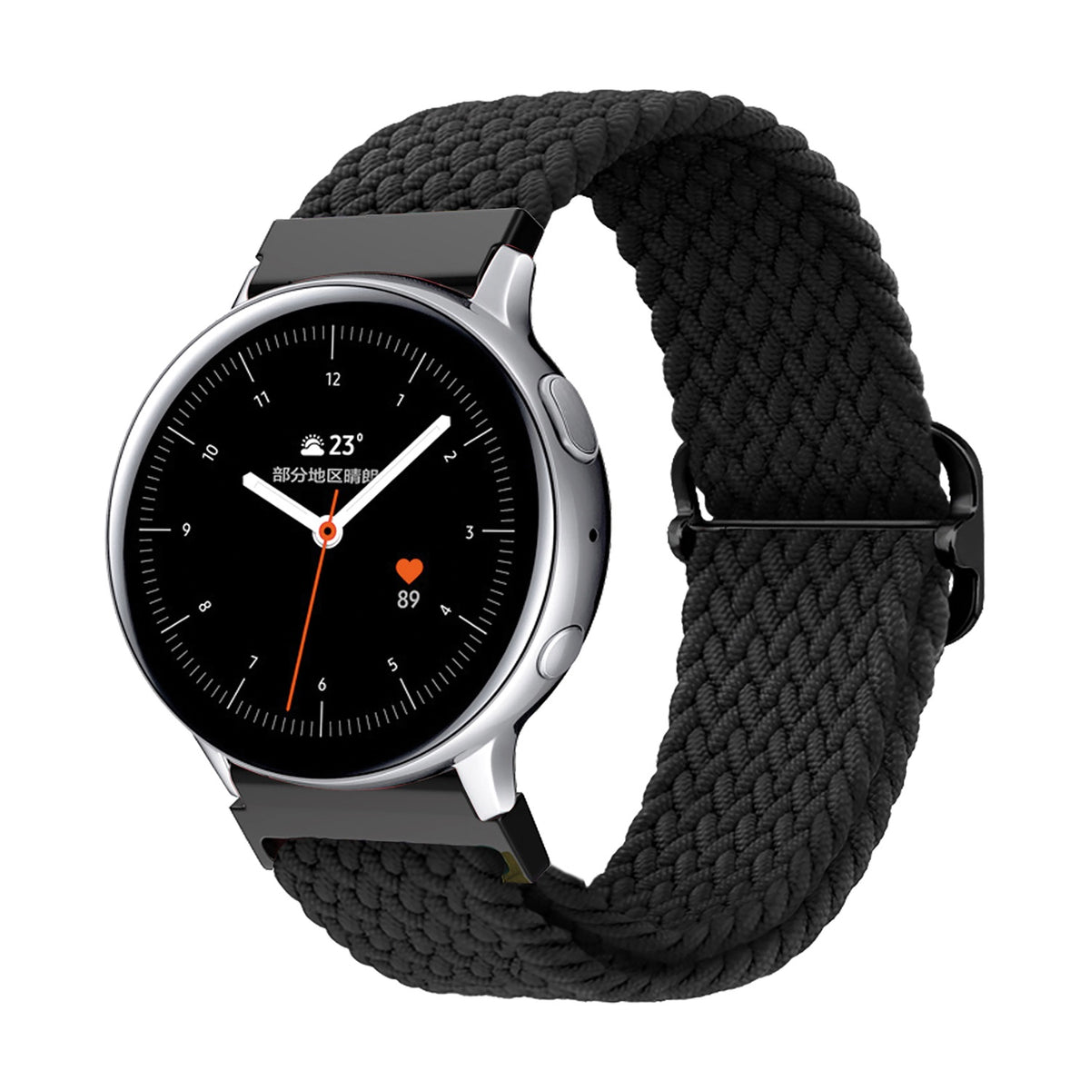Body Glove Weave Watch Strap - Samsung Galaxy Watch5 (44mm) / 5 (45mm) /4 (44mm) / 4 (45mm) - Black 3