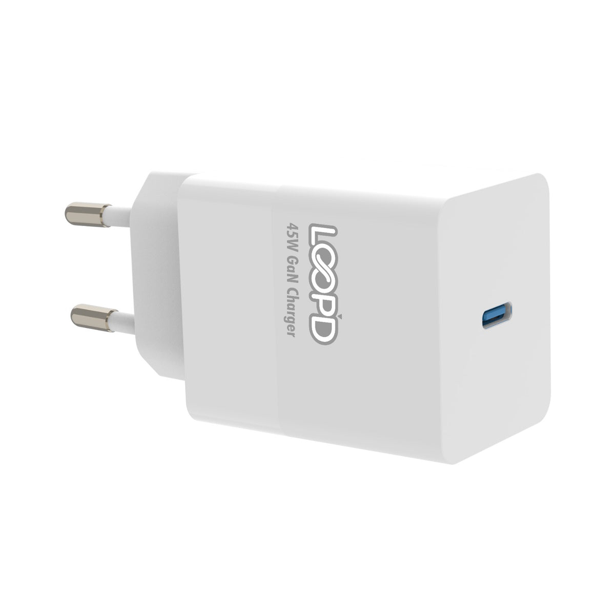 LOOP'D 1 Port Wall Charger 45W - White 3