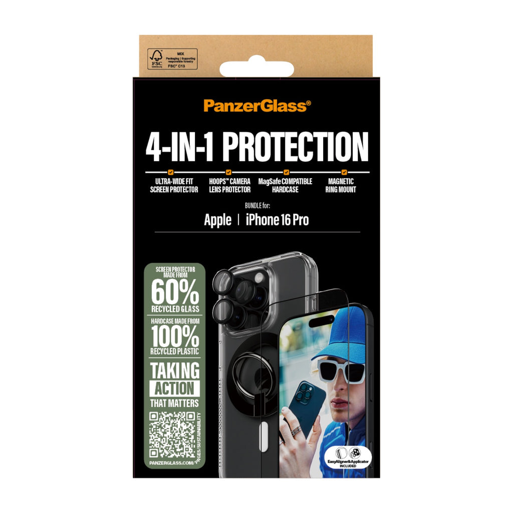 PanzerGlass 3-In-1 Protection Bundle - Apple iPhone 16 Pro - Multicolour 7