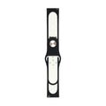 Body Glove Silicone Watch Strap - Samsung Galaxy Watch6 (40mm) / 7 (40mm) / 4 (40mm) - White/Black