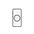 Samsung Samung React Case With Magnet - Samsung Galaxy S25 - Black Crystal