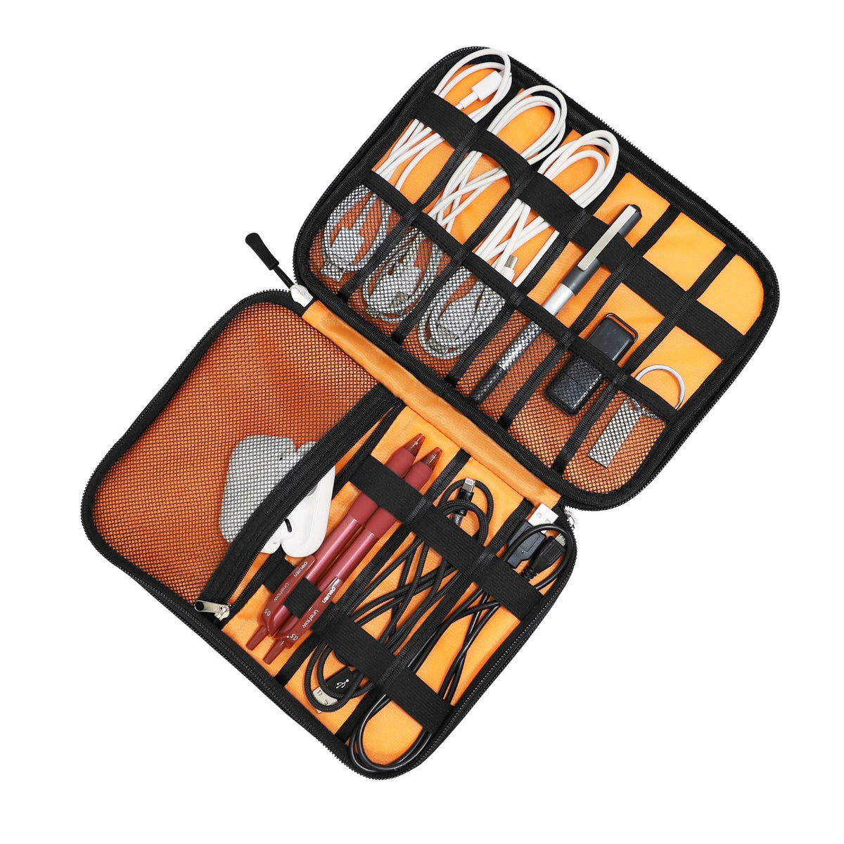 Body Glove Tech Storage Bag - Medium - Black/Orange 2