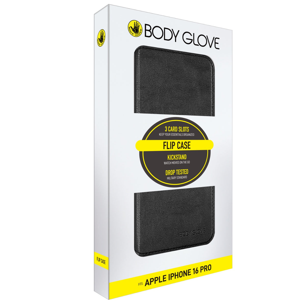 Body Glove Flip Series - Apple iPhone 16 Pro - Black 4