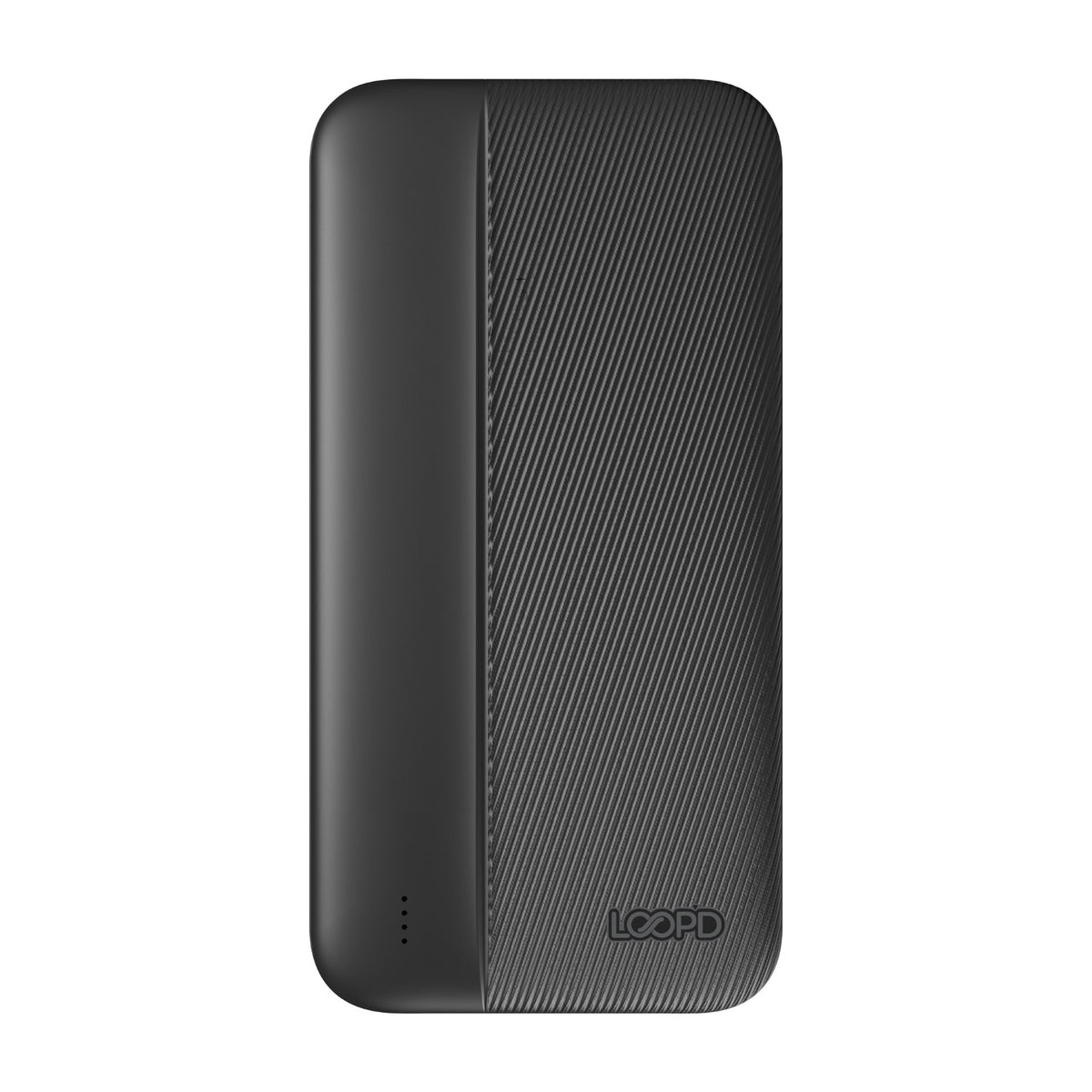 LOOP'D 4LED Indicator Powerbank - 20000mAh - Black