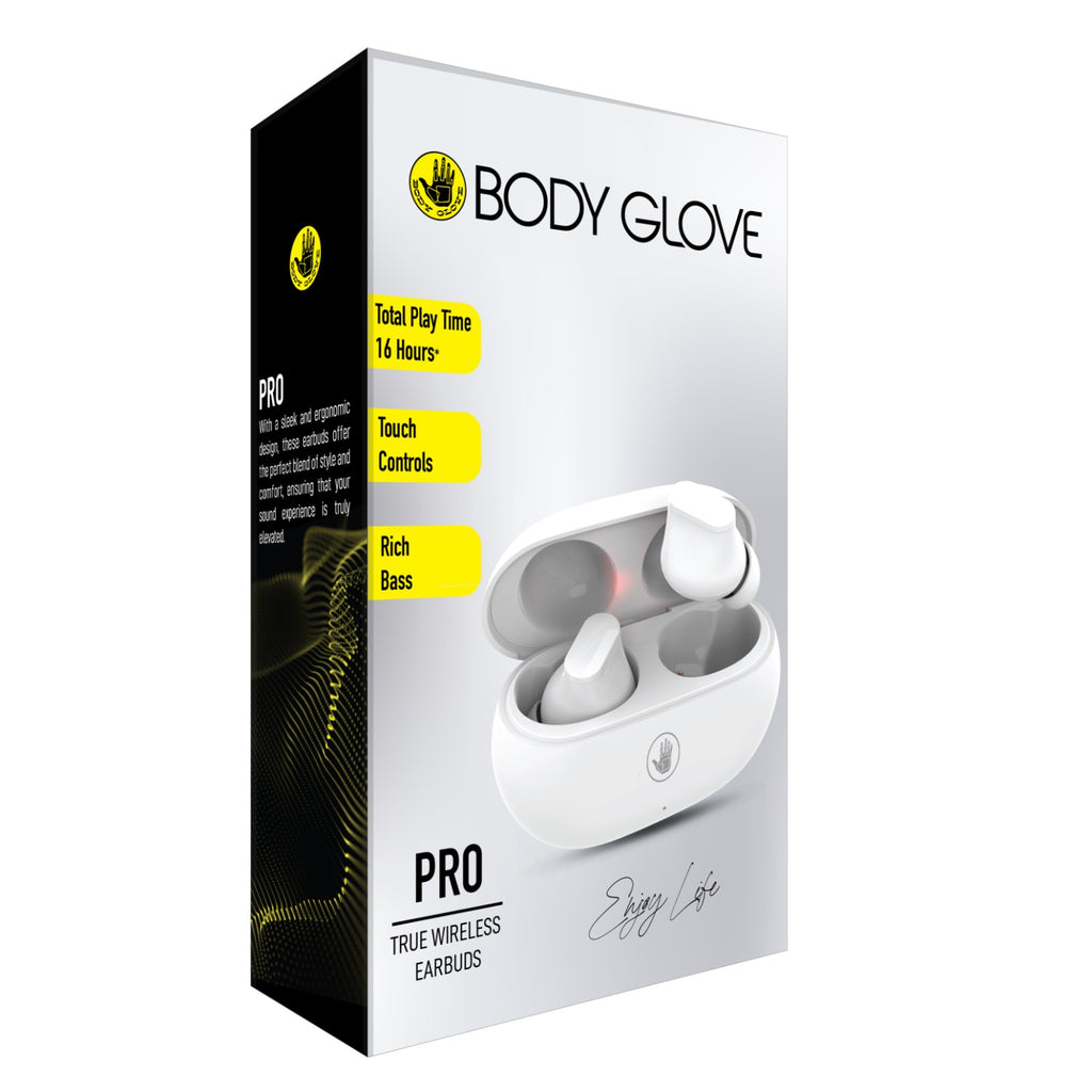 Body Glove Essentials TWS Pro Series Wireless Earbuds - White 11